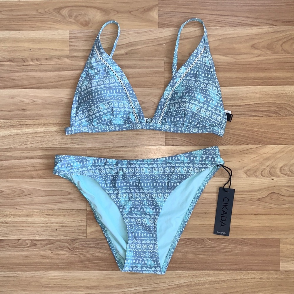 Cikada Australia | Kaleidescope print 2 piece bikini size 8